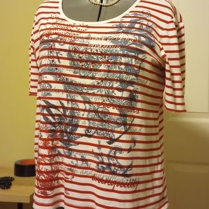 Christopher & Banks Tee Shirt Large NWOT